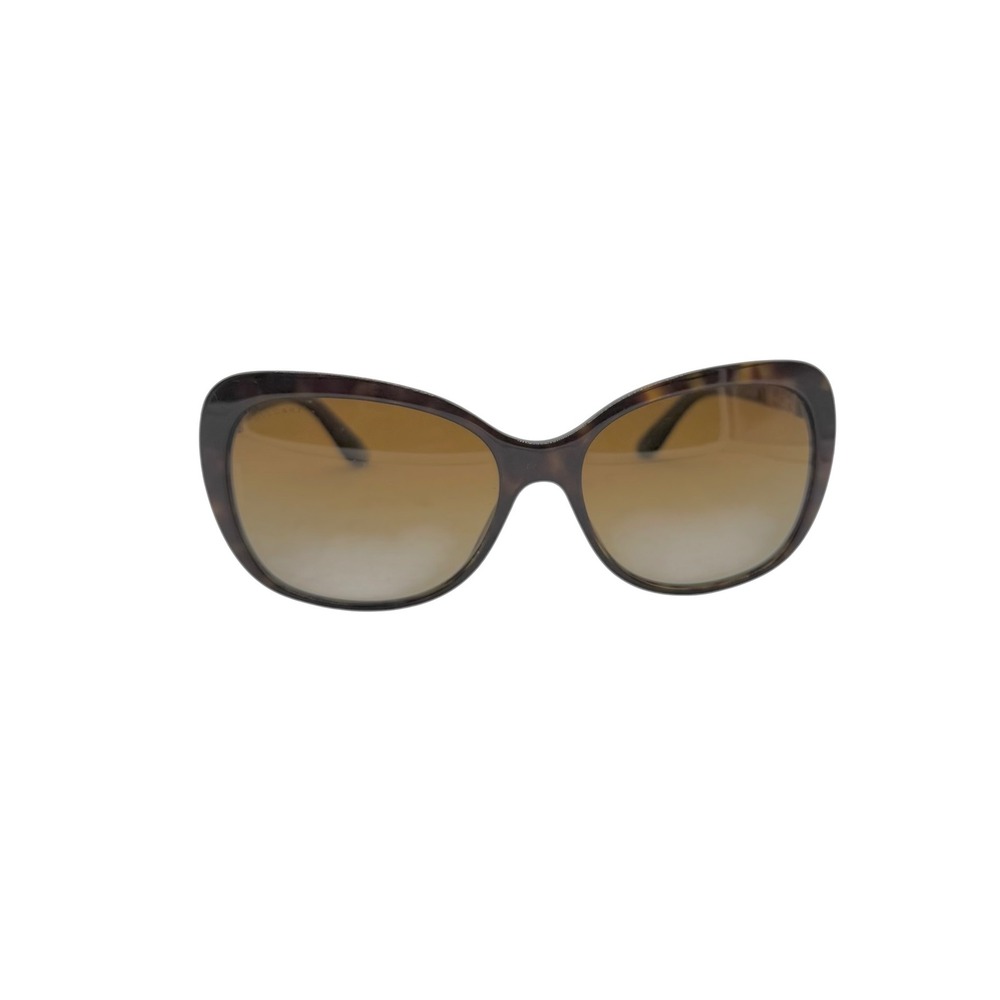 BVLGARI Tortoise Shell Cat Eye Sunglasses Brown Lenses Gold Plated Made in Italy - Picture 3 of 9